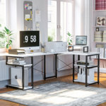 Inbox Zero Jaylo L-Shape Desk & Reviews | Wayfair Inbox Zero Jaylo L-Shape Desk & Reviews | Wayfair